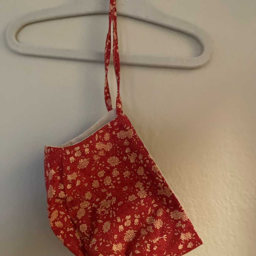Flowered Baby Bonnet - Picture 2 of 2
